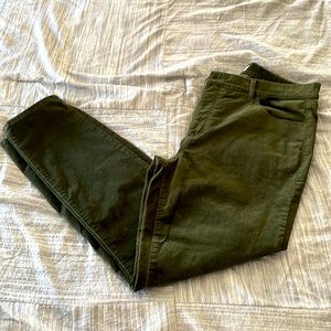 LOFT Mid-Rise Corduroy Skinny Pants